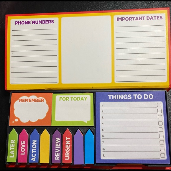 The Things To Do Sticky Note Set - Picture 2 of 3